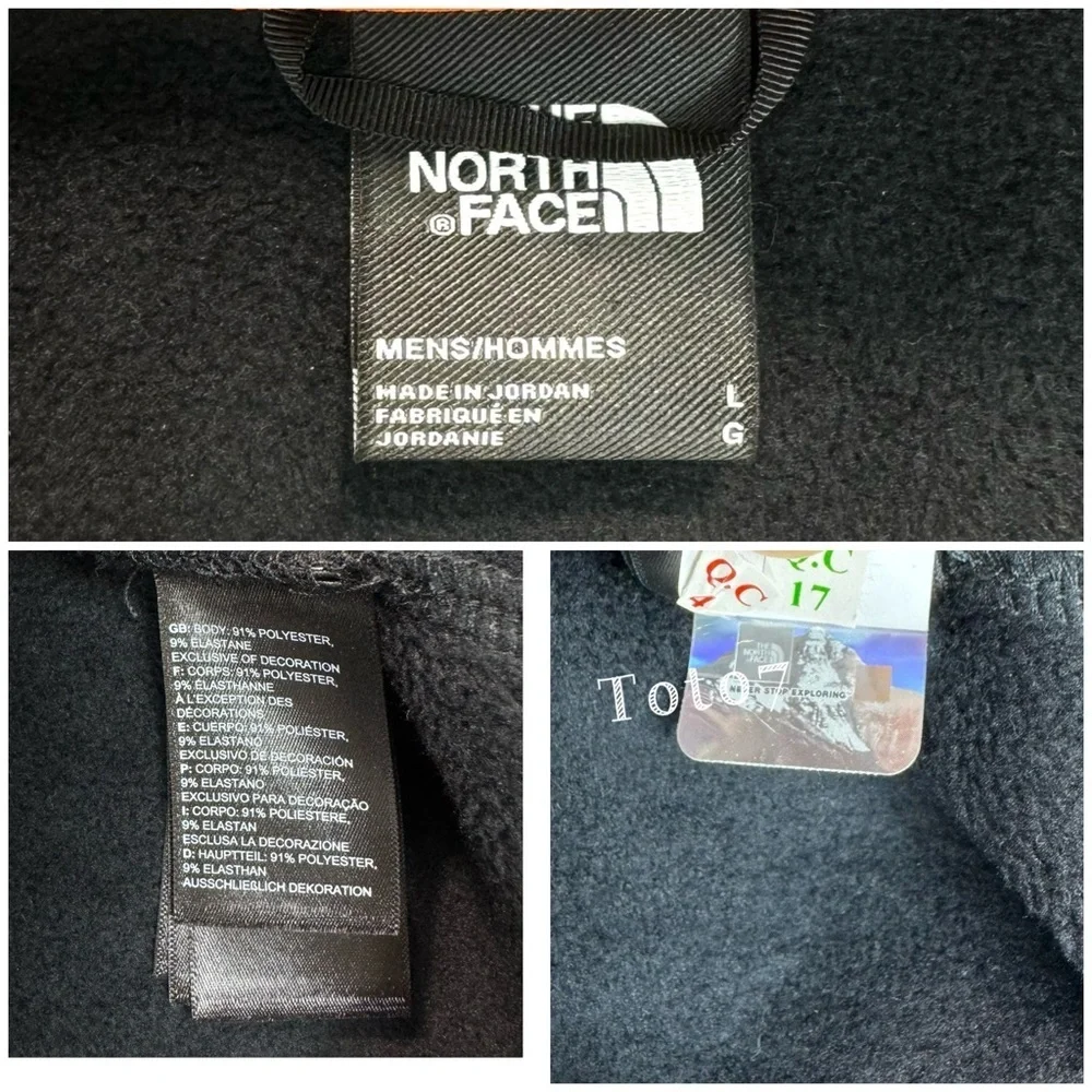 The North Face Sweatshirt with zip The North Face Tekware Fleece Black NF0A5GJW